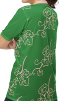 Ivy Print Pajama Jersey / Green