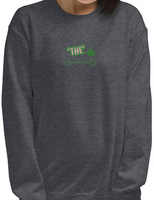 Embroidered "THE" Sweatshirt
