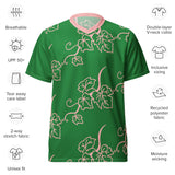 Ivy Print Pajama Jersey / Green