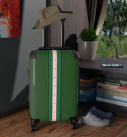 Ivy Suitcase / Pink, Green & Black